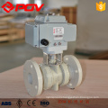 high quality PPH flange connection ball valve